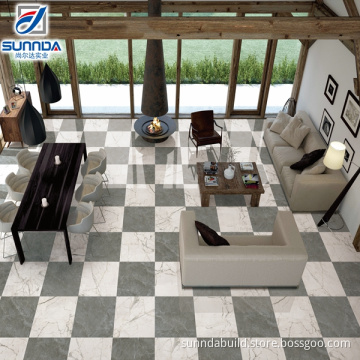 Cheap Price Vitrified Floor Tiles in India Light Carrara Marble Medallion Porcelain Shower Bathroom Flooring Tiles Reviews